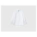 Benetton, Long Shirt In Pure Linen