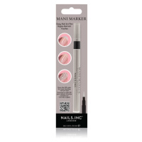Nails Inc. Mani Marker zdobicí lak na nehty v aplikačním peru odstín Star Silver 3 ml