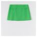 Sinsay - Trapézová mini sukně - Zelená