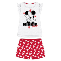 Minnie Mouse licence Dívčí pyžamo Minnie Mouse 52049378, šedá / červená Barva: Šedá