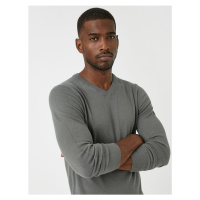 Koton Basic Knitwear Sweater V Neck