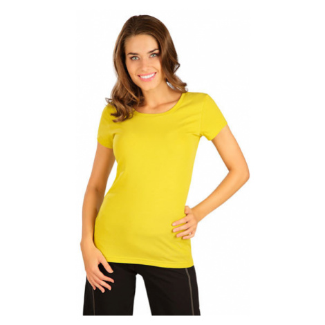 Dámské tričko s krátkým rukávem Litex 5B288 | žlutozelená