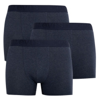 3PACK pánské boxerky Levis modré