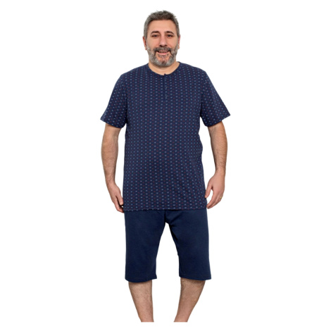 Pánské krátké pyžamo MNB-9014 Duzy max