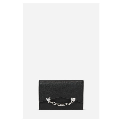 Peněženka karl lagerfeld k/seven grainy md flap wallet black