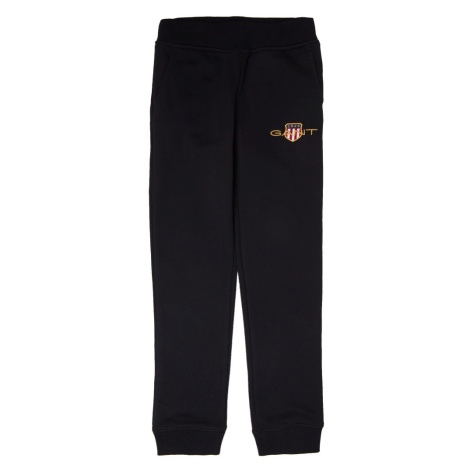 TEPLÁKY GANT ARCHIVE SHIELD SWEAT PANTS černá