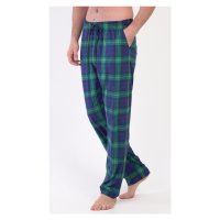 Pánské pyžamové kalhoty Vienetta Secret William | zelená