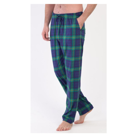 Pánské pyžamové kalhoty Vienetta Secret William | zelená