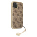 Guess 4G Charm Zadní Kryt pro iPhone 13 Brown