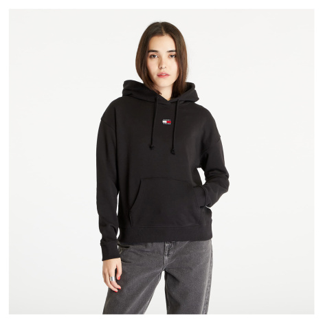 Tommy Jeans Boxy Badge Hoodie Black Tommy Hilfiger