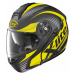 Moto helma X-Lite X-1004 Nordhelle N-Com Flat Black-Yellow černo-žlutá