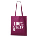 DOBRÝ TRIKO Bavlněná taška s potiskem 100% vegan Barva: Tyrkysová