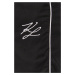 Pyžamové kalhoty Karl Lagerfeld pánské, černá barva, s potiskem