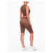 Women's set of top + cyclists ZLR023 - brown