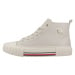 Tommy Hilfiger HIGH TOP LACE-UP SNEAKER Bílá