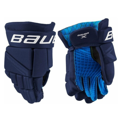 Bauer S21 X SR Navy Hokejové rukavice