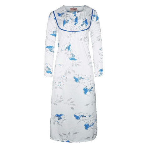 Linda kvalitní noční košiledlouhým rukávem 6989 šedá