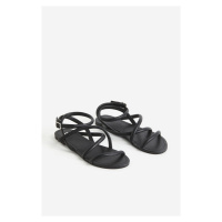 H & M - Sandály - černá