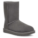 Sněhule UGG Classic Short II dámské, šedá barva, na plochém podpatku, zateplené, 1016223.GRY