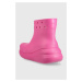 Holínky Crocs Classic Crush Rain Boot dámské, růžová barva, 207946, 207946.6UB-6UB
