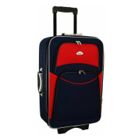 Rogal Červeno-modrý textilní cestovní kufr 