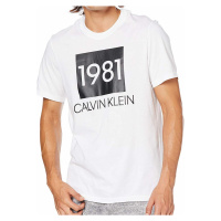 Pánské tričko Calvin Klein NM1708 Bílá