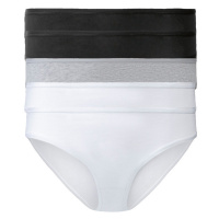 esmara® Dámské kalhotky, 5 kusů (černá/šedá/bílá)