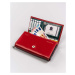 Dámské peněženky [DH] Dámská kožená peněženka R RD 07 GCL červená