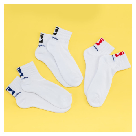 Champion 3Pack Double Logo Socks bílé