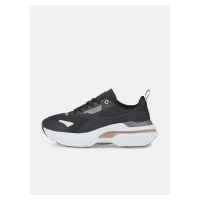 Černé dámské kožené tenisky Puma Kosmo Rider Metallic