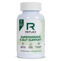 Reflex Supergreens & Gut Support 90 kapslí