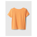Oranžové holčičí tričko GAP
