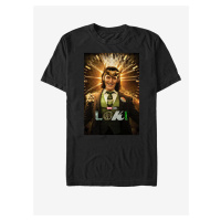 Černé unisex tričko ZOOT.Fan Marvel Loki Smile Poster