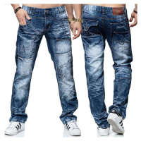 KOSMO LUPO kalhoty pánské KM070 L:32 jeans džíny