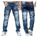 KOSMO LUPO kalhoty pánské KM070 L:32 jeans džíny