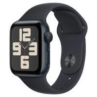 Apple Apple Watch SE (2023) GPS 44mm sportovní silikonový řemínek temně inkoustový M/L