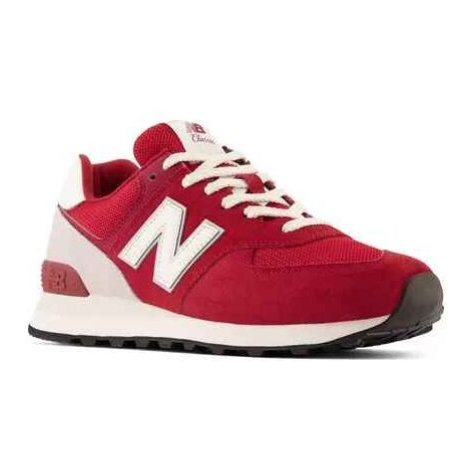 New Balance U574WQ2 Pánská volnočasová obuv, červená, velikost 37.5