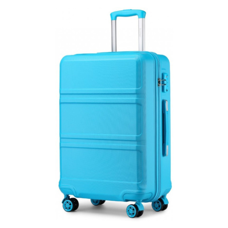 Světle modrý kvalitní cestovní malý kufr Kylah Kono