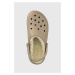 Pantofle Crocs Classic Lined Clog hnědá barva, 203591.2YB-MSHR.BONE