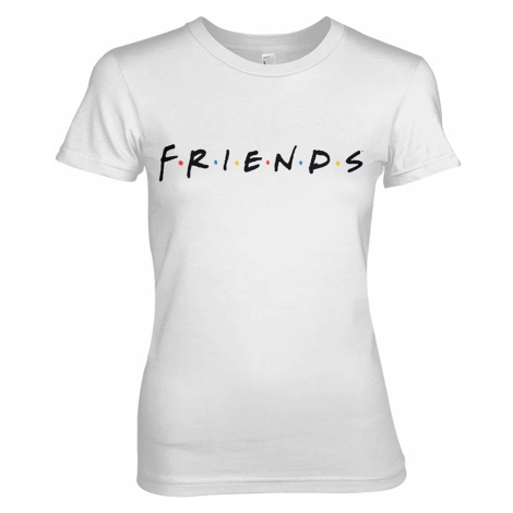 Friends tričko, Friends Logo Girly White, dámské HYBRIS