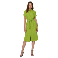 Jacqueline de Yong Dámské šaty JDYLION Regular Fit 15287297 Lima Bean Green