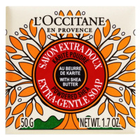 L`Occitane en Provence Jemné tuhé mýdlo Powdered Shea (Extra-Gentle Soap) 50 g