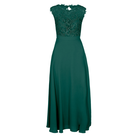 Bonprix BPC SELECTION dlouhé šaty s krajkou Barva: Zelená, Mezinárodní