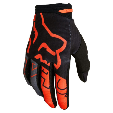 FOX Motokrosové rukavice FOX 180 Skew MX22 - oranžová