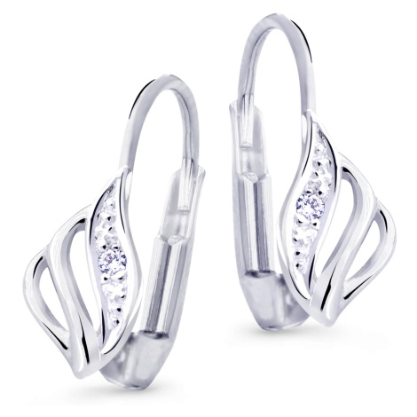 Cutie Diamonds Luxusní náušnice z bílého zlata s brilianty DZ8024-L-55-00-X-2 Cutie Jewellery