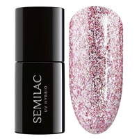 Semilac, UV gel lak na nehty hybrid, odstín Rose Gold Shimmer, 7 ml