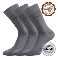 LONKA® ponožky Dewool světle šedá 3 pár 100571