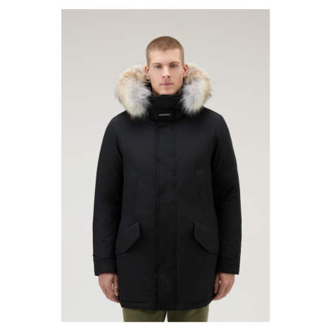 Bunda woolrich polar high collar fur parka černá