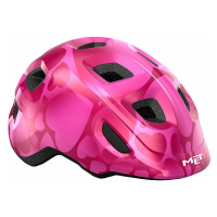 MET Hooray Pink Hearts/Glossy Dětská cyklistická helma