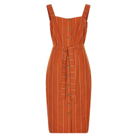 Nümph 7320809 NUALYVIA Dámské šaty 2019 MANGO oranžová